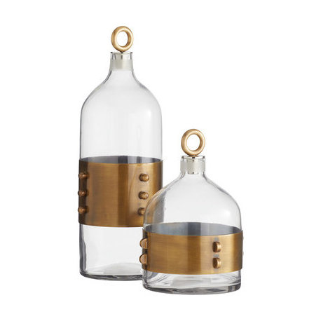 Hancock Decanters, 2-Piece Set