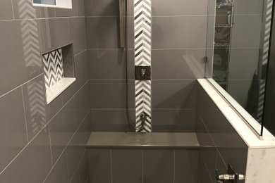 Bathroom - modern bathroom idea in Raleigh