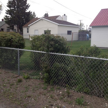 Chain-link fence residential
