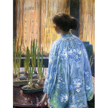 Frederick Childe Hassam The Table Garden, 21"x28" Wall Decal