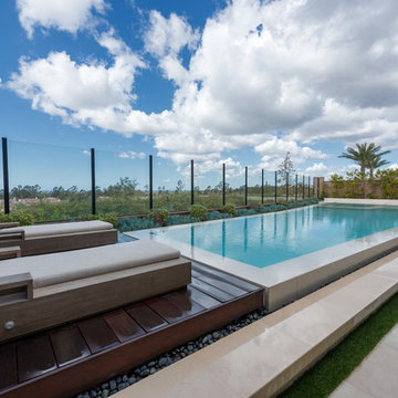 Irvine Landscape with Raised Pool & Spa