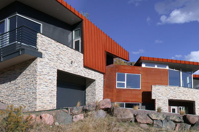 Modern exterior home idea in Denver