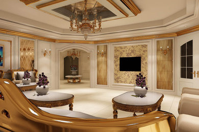 Example of a living room design in Other