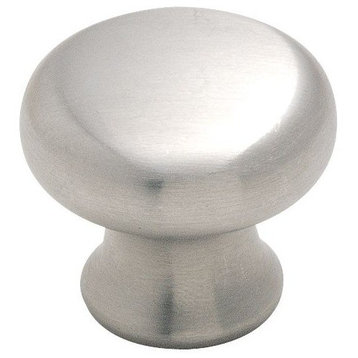 Knob, 1-1/4" Diameter, Stainless Steel
