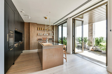Contemporary kitchen in London.