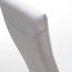 Jacqueline High Back Leather Dining Chair, White, Set of 2