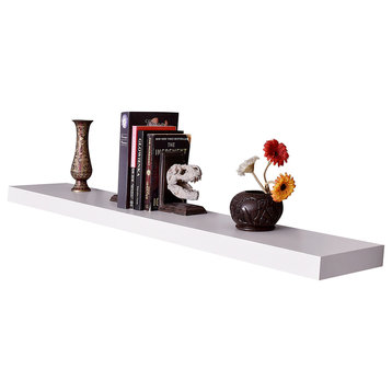 Mission Floating Shelf, White, 60"