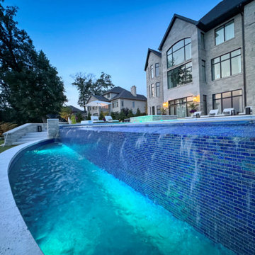 Valparaiso, IN Custom Infinity Edge Pool & Spa
