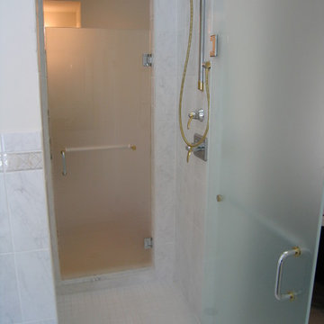 Obscure Glass Shower Enclosures