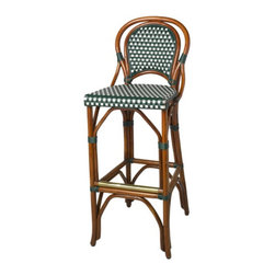 French Bistro Bar Stools by Wa Hoo Designs. Style HK-331 - Kitchen And Dining Furniture