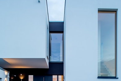 Großer Moderner Eingang in Düsseldorf