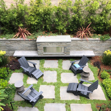 Back Yard from upper level