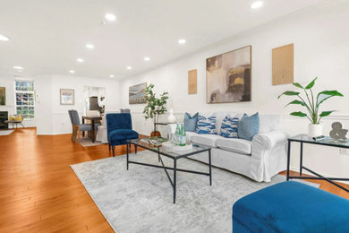 Inspiration for a living room remodel in Philadelphia