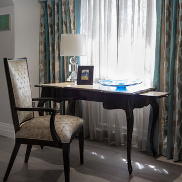 A Transitional Master Suite Isn't Complete Without this Desk