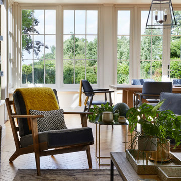 An Old Victorian Rectory with Kitchen Orangery Extension