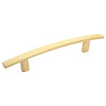 Divers Hardware - Diversa Hardware Brushed Gold Arched Cabinet Hardware, 3-3/4" (96mm) Hole Spacin - The Diversa 1048-96-MBB is an arched brushed gold cabinet pull from Diversa Hardware. This cabinet pull is manufactured from solid die-cast zinc alloy, and has 3-3/4" (96mm) hole spacing. The arched design and smooth surface give it a sophisticated and comforting feel. The stunning brushed gold finish is perfect for transitional, traditional, contemporary, and other home designs.