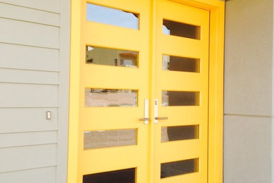 Entryway - contemporary entryway idea in Denver