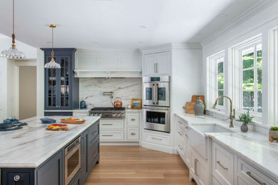 Minimalist kitchen photo in Boston