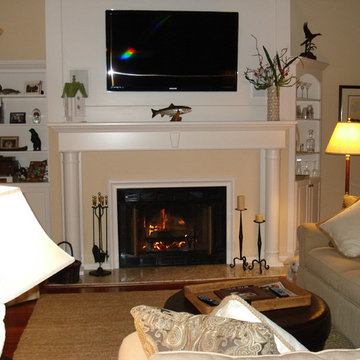 Wall mounted TV's and speakers