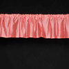 Peach Pink - Rod Pocket Top It Off handmade Sari Valance 43W X 15L - Pair