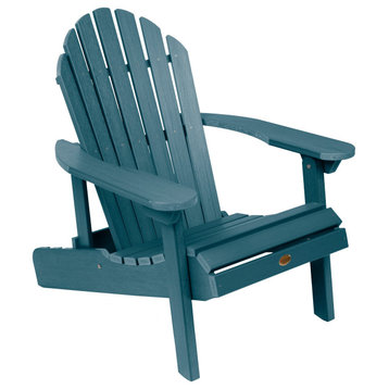 Hamilton Folding and Reclining Adirondack Chair, Nantucket Blue