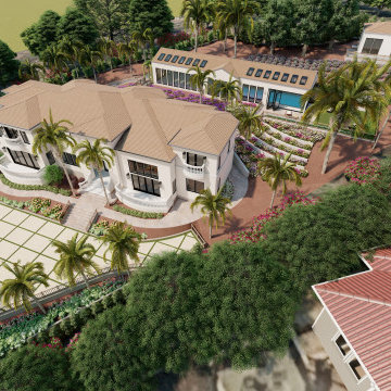 Modern Mediterranean 3D rendering