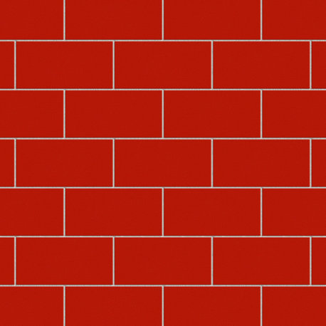 Projectos Matte Ceramic Floor and Wall Tile, Bold Red