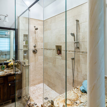 Modern Mediterranean Master Bathroom