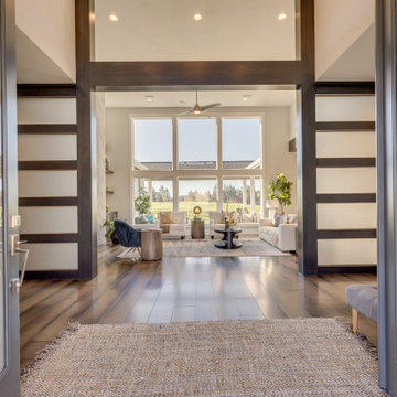 Luxury Custom Home with Clean Lines, Natural Materials & Contemporary Style