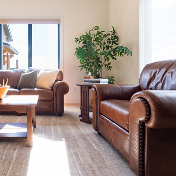 Modern Living Spaces with Custom Roller Shades