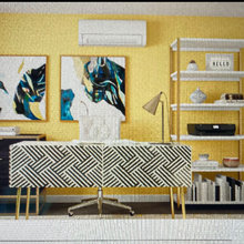 Livingroom home office combo