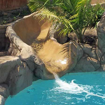 Slide and Precast Rock Repair and Repaint