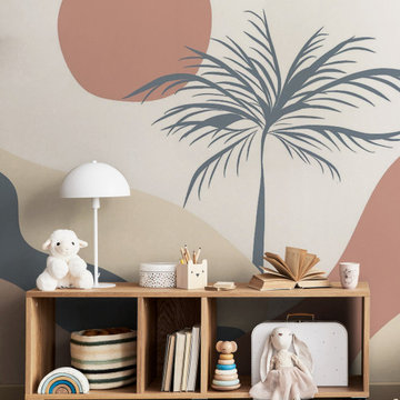 Kid's + Nursery Room Wall Mural Ideas