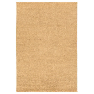 Chandra Amco Amc36503 Solid Color Rug, Gold, 5'0"x7'6"