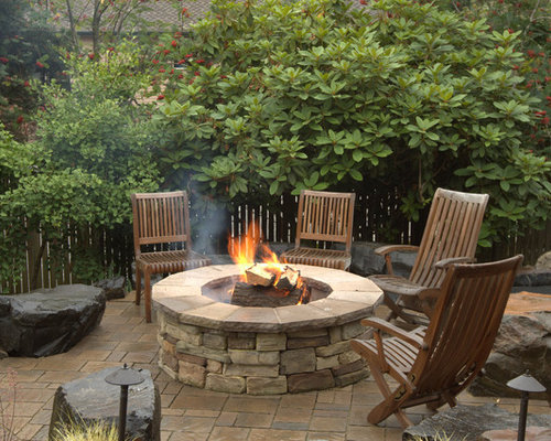 Boulder Fire Pit | Houzz