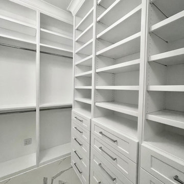Southlake walk in closet - by Prime Design Cabinetry