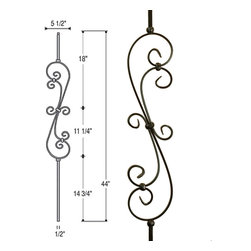 Scroll Iron Balusters - Products