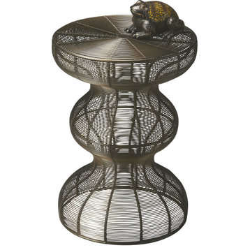 Angeline Wire Accent Table - Bronze