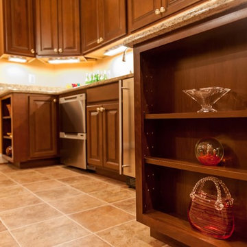 Basement Built for Entertainment in Clifton, Virginia