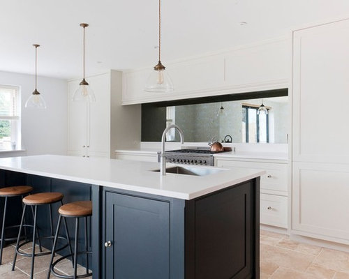 Ideas para cocinas | Fotos de cocinas con salpicadero con efecto espejo