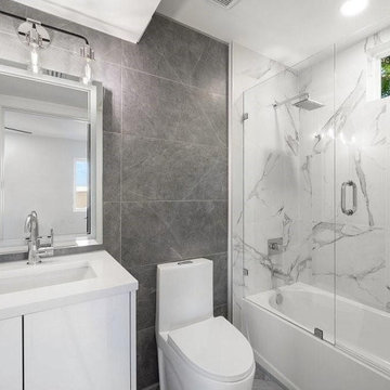 Create a Focal Point for this Bathroom Makeover in Alhambra CA