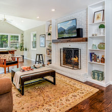 Fireplace and mantle