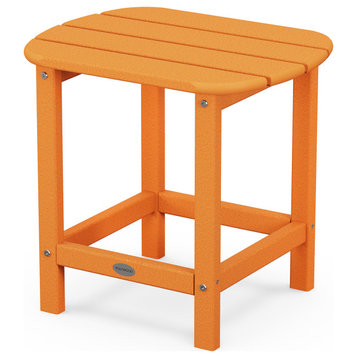 Polywood South Beach 18" Side Table, Tangerine