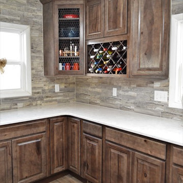 Rensselaer, IN. Haas Signature Collection. Open Farmhouse Kitchen