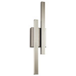 elan - Idril LED Wall Sconce, Brushed Nickel - At elan, our passion is art and our medium is light; one that elevates a space and everything in it. With each piece in our collection, we create modern sculptures that define a room and your style, while bringing that all-important light to a space. It can make it bolder, softer, more inviting, or simply make an impression. We do it so you can choose that one perfect piece that you've been dreaming about that connects you and your space. Elan is backed by Kichler's commitment to quality and extensive support network. The collection uses only high-end materials and distinctive finishes, and many items are built around Integrated LED. technology.