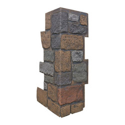 156-FIELDSTONE CORNER 11" W &times; 30 &frac12;" H - Wall Panels
