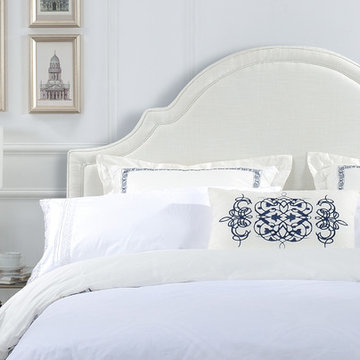 Catherine Headboard, King, Antique White