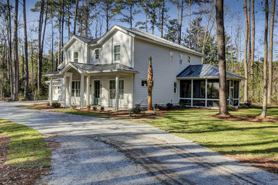 Inspiration for a country exterior in Atlanta.