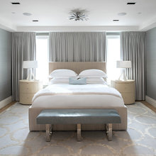 bed against a window