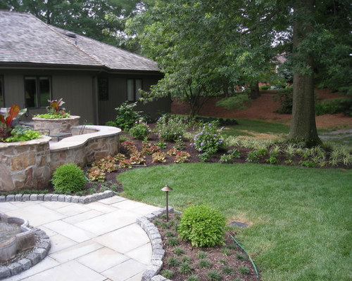 Backyard Terrace and Vegetable Garden